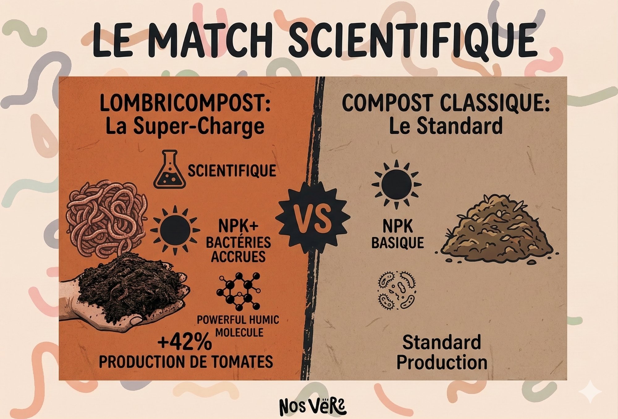 Lombricompost vs Compost — Le Match