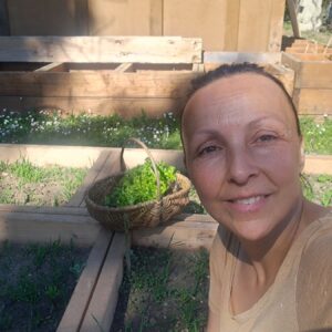 África avec la récolte du potager NosVers